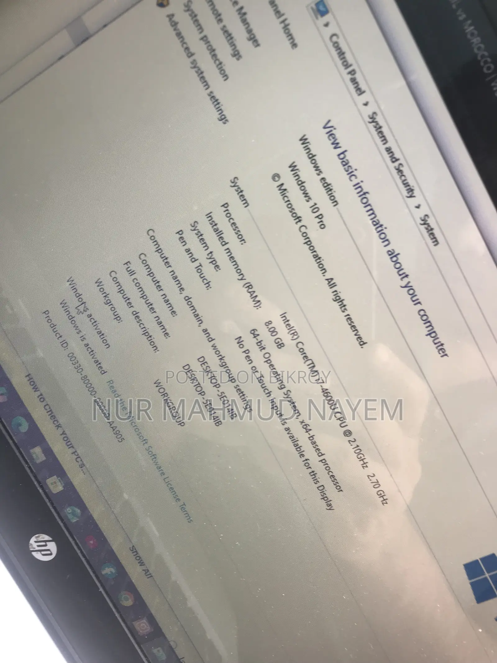 Laptop HP EliteBook Folio 9480M 8GB Intel Core I7 HDD+SSD 500GB