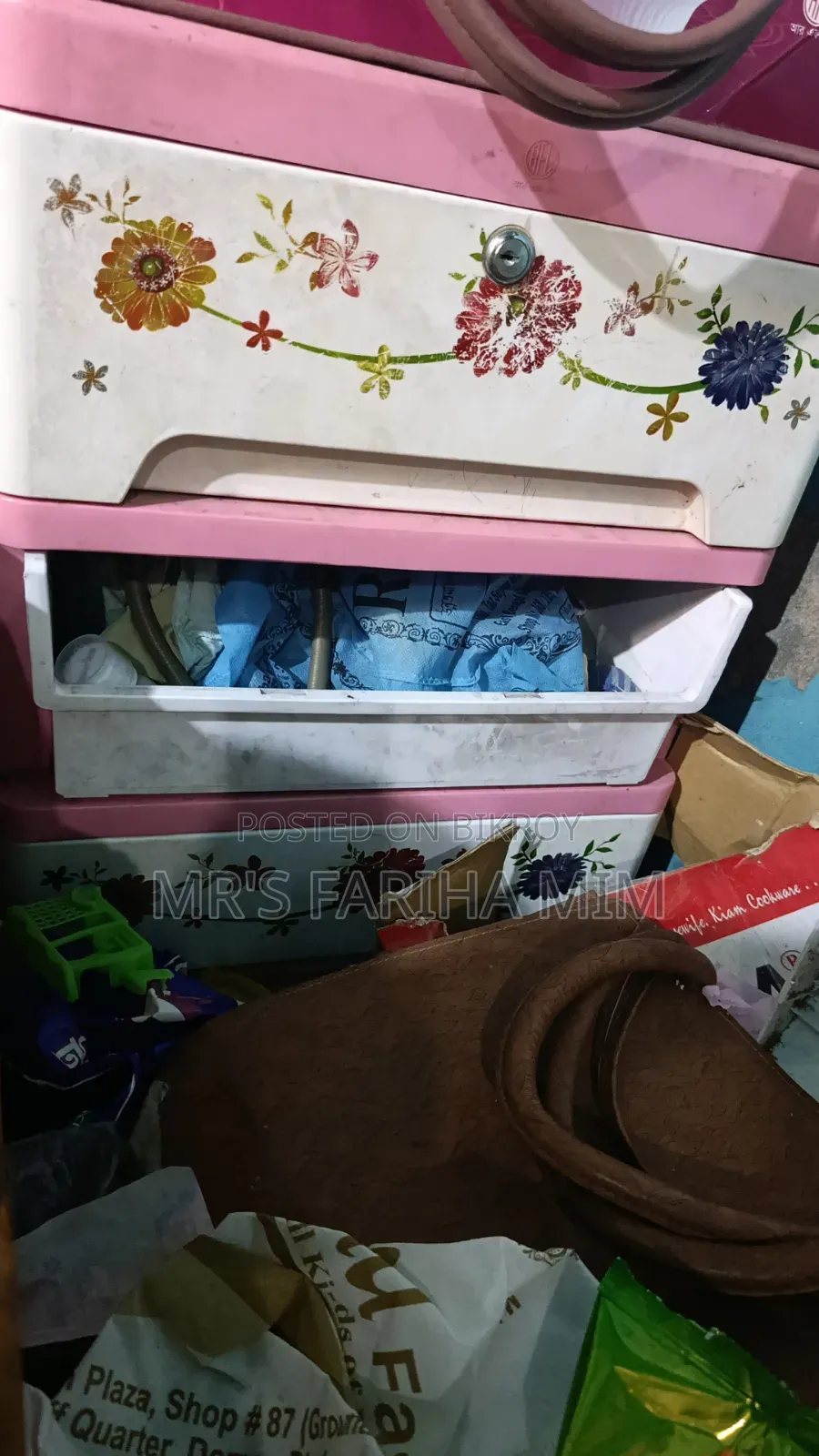 Almirah, Stand Fan, Wardrobe