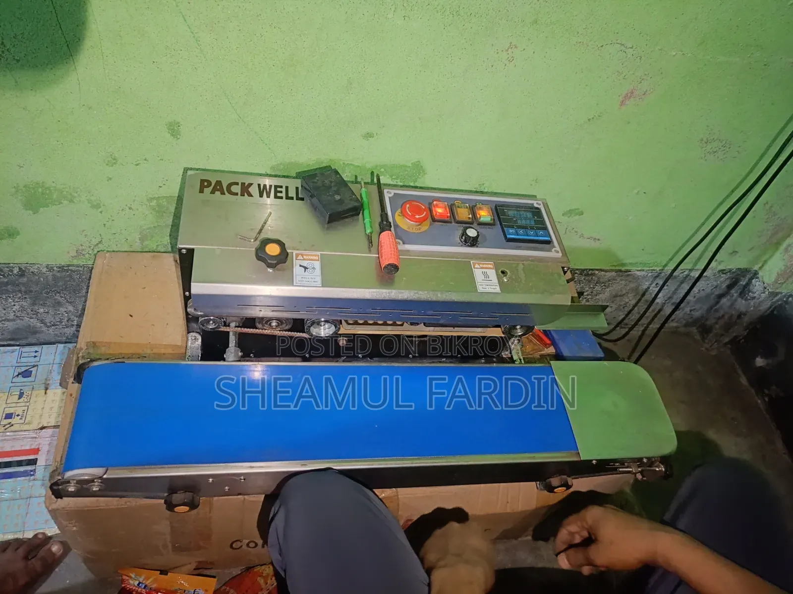 Detergent Mixer, Packet Sealing and Date Coding Machine for sale