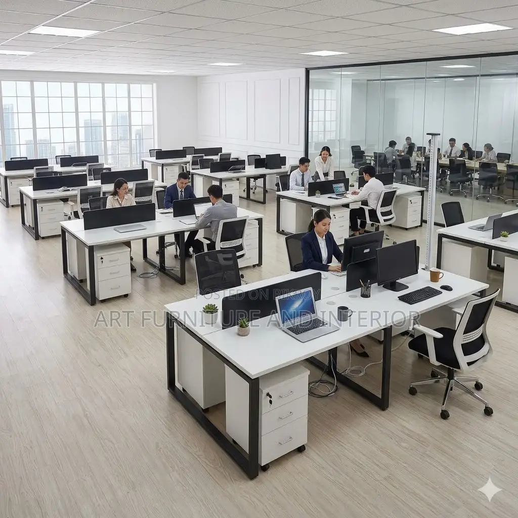 4-Person Workstation Desk - 188