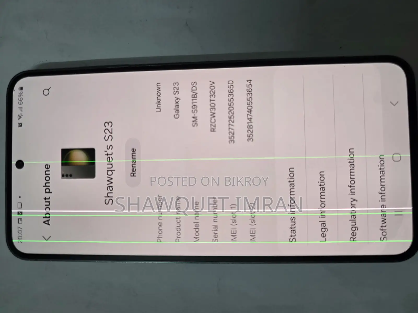 Samsung Galaxy S23 128 GB Gray