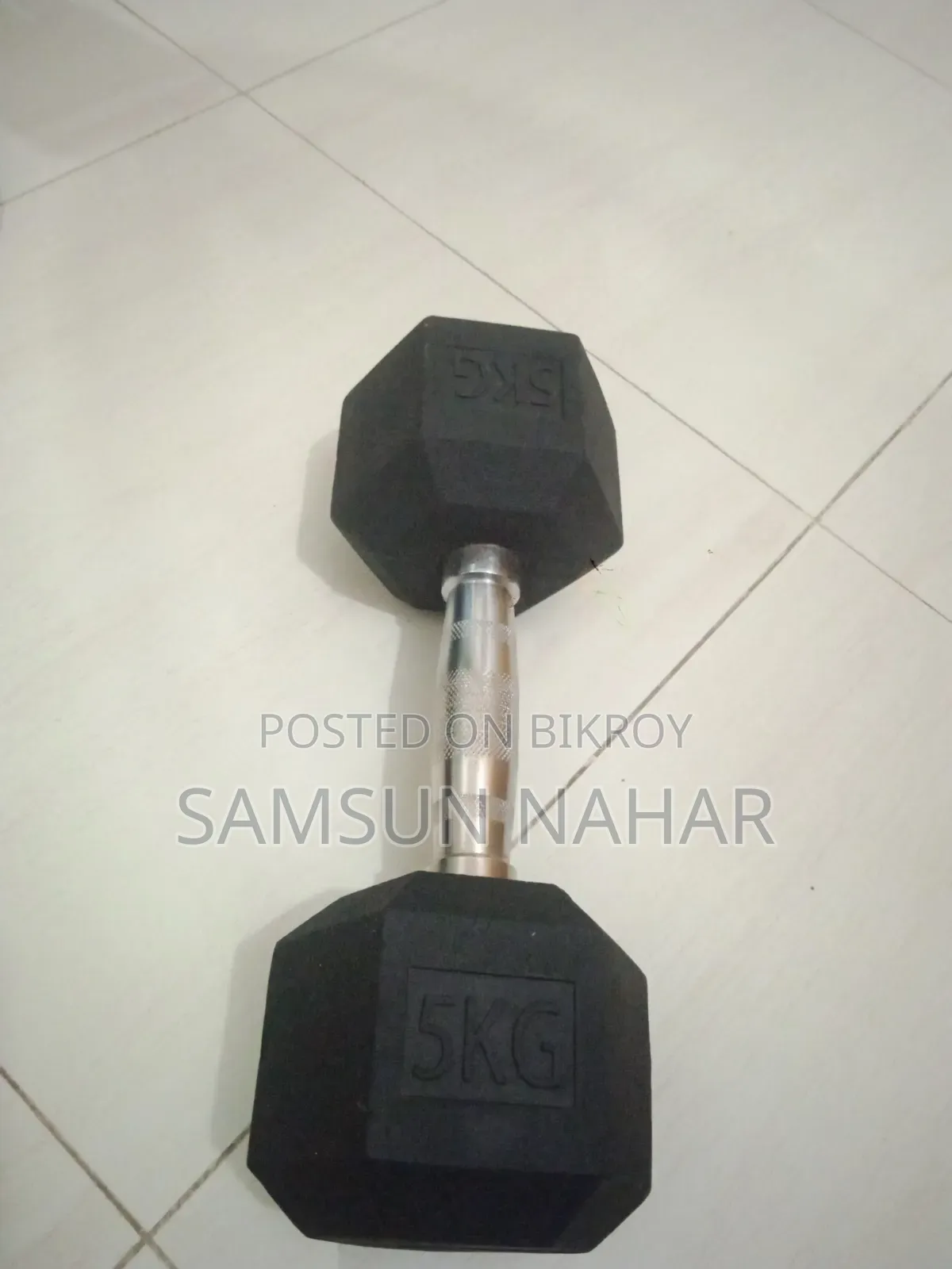 5 Kg Hex Dumbbell New