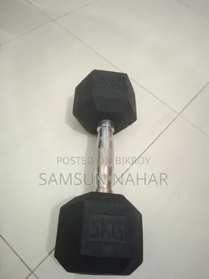 5 Kg Hex Dumbbell New