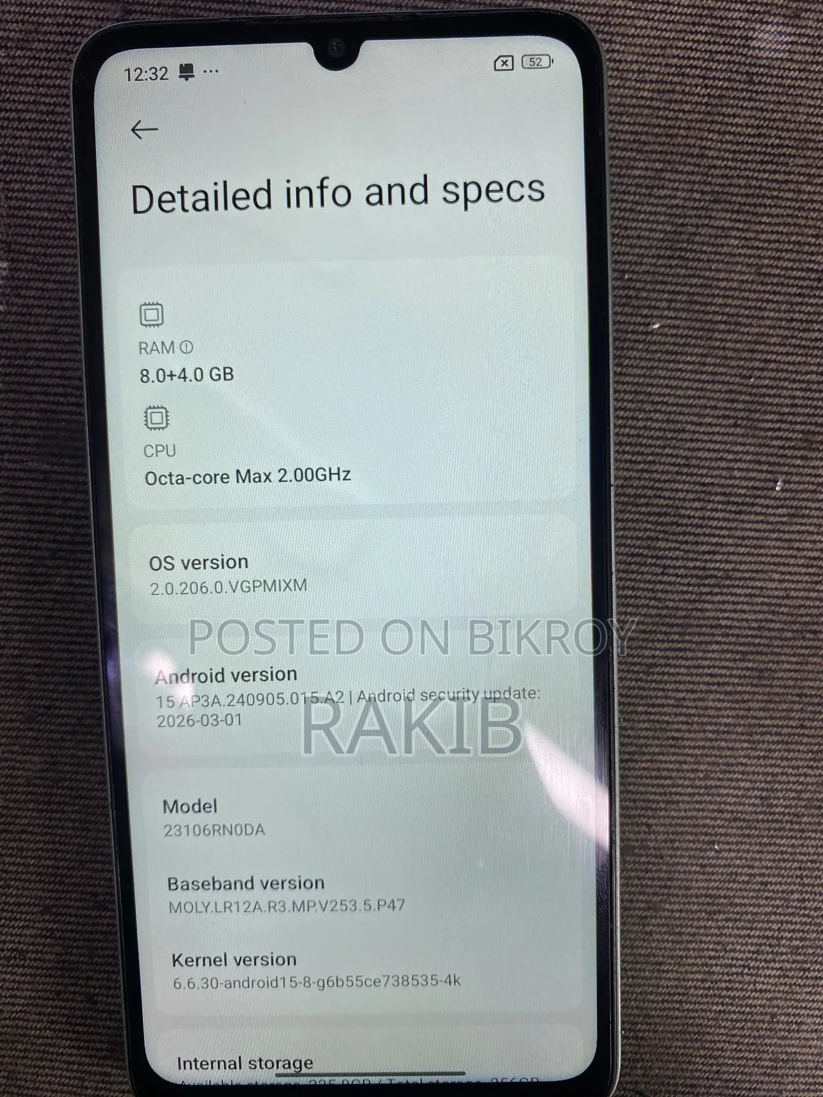 Xiaomi Redmi 13C 256 GB Green