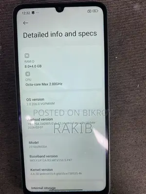 Xiaomi Redmi 13C 256 GB Green