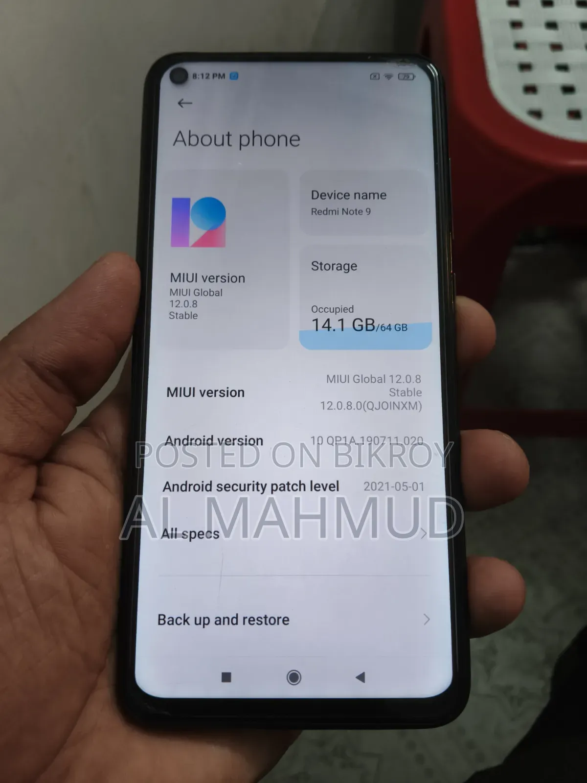 Xiaomi Redmi Note 9 64 GB Black