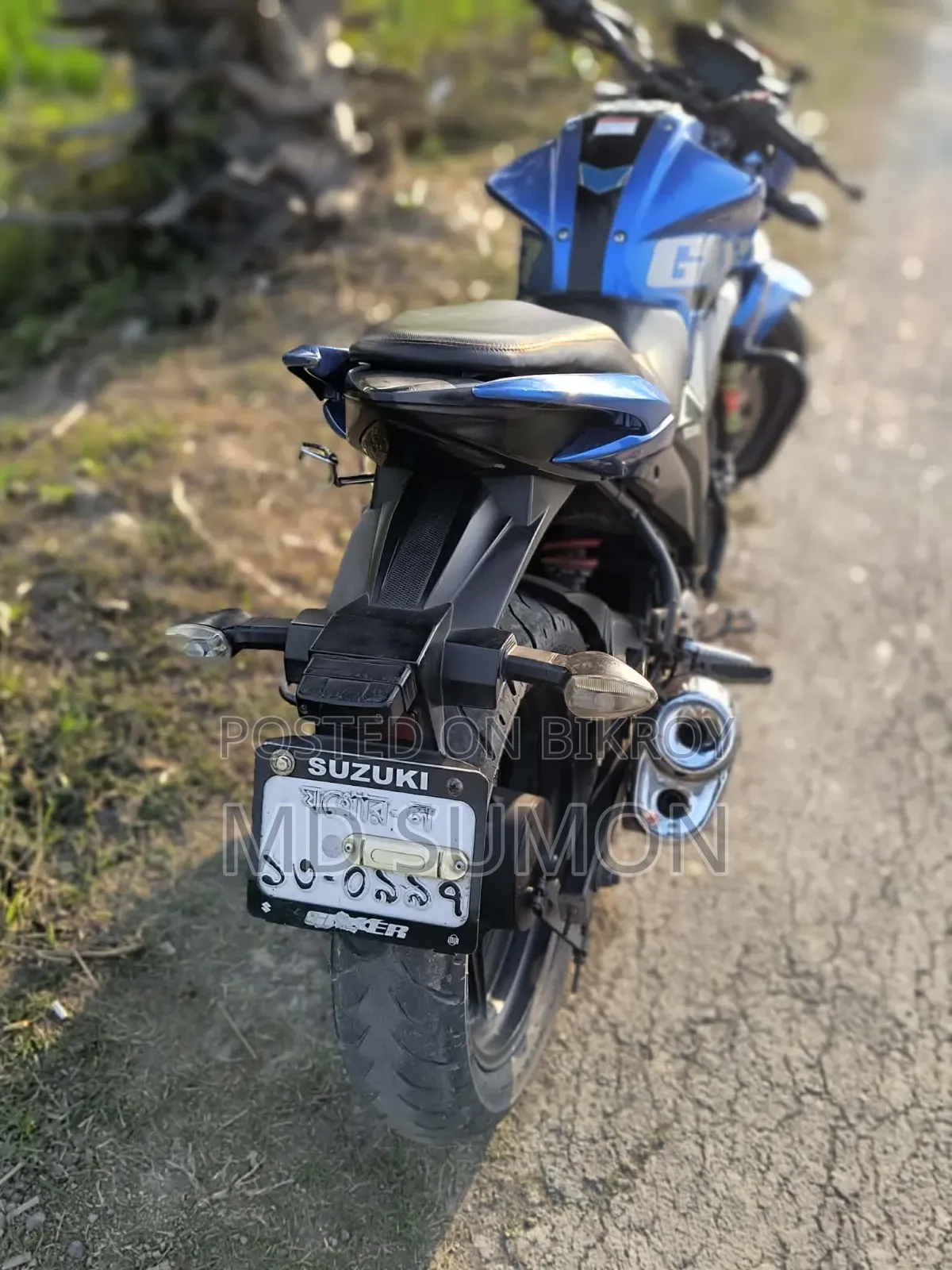 Suzuki Bike 2018 Blue
