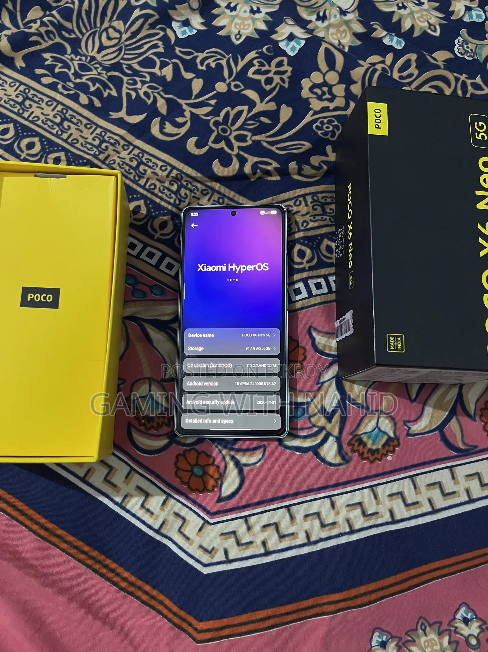 Xiaomi Poco X6 256 GB Blue