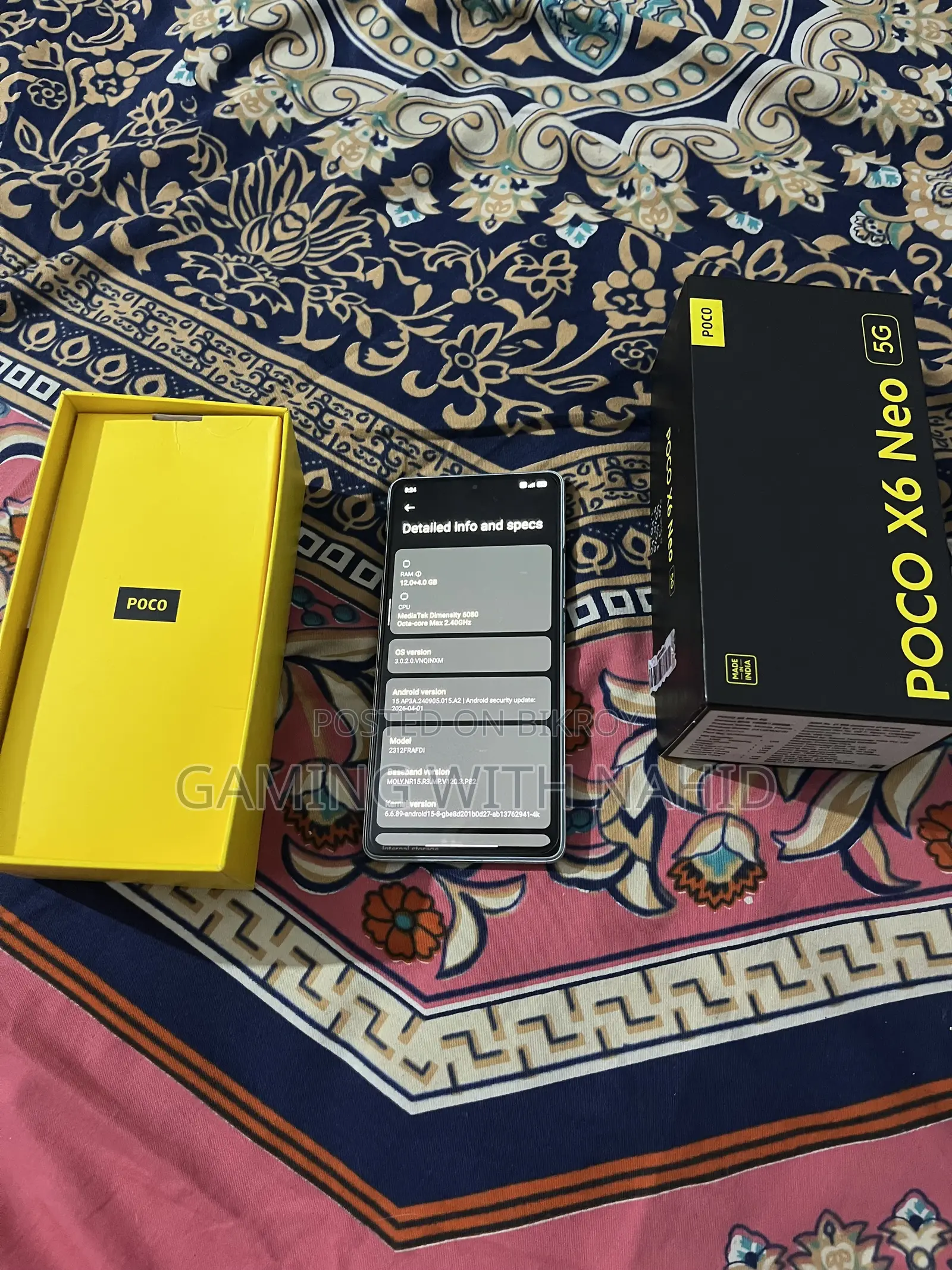 Xiaomi Poco X6 256 GB Blue