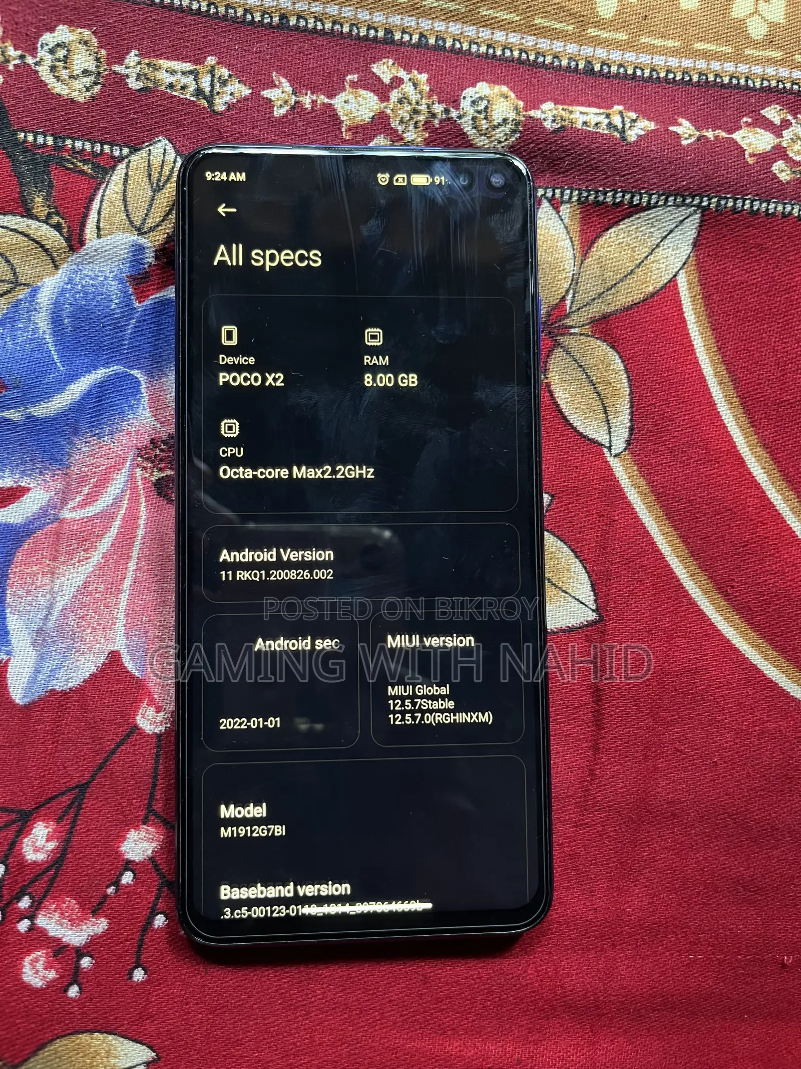 Xiaomi Poco X6 256 GB Blue