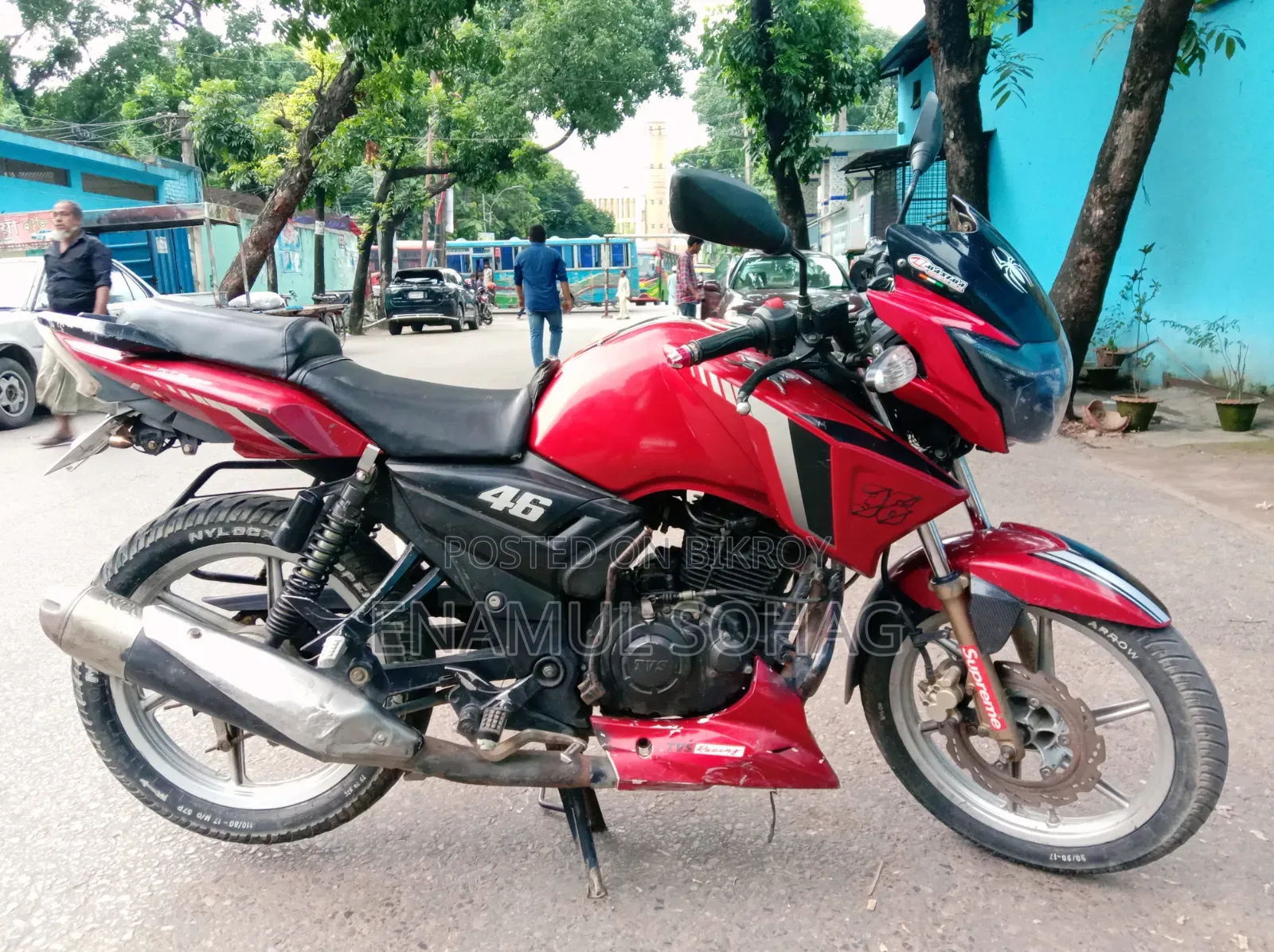 TVS Apache RTR 160 2V 2018 Red