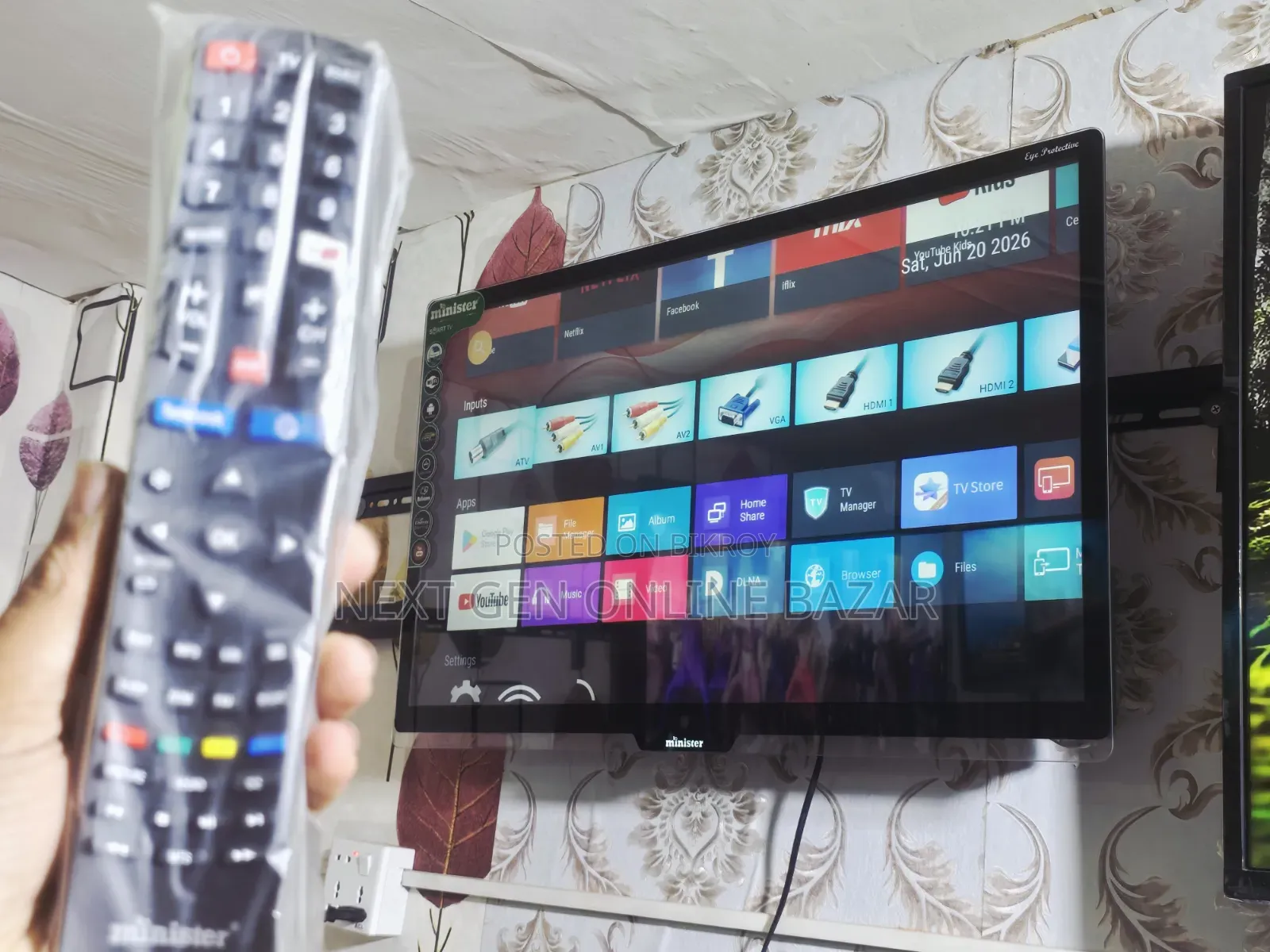 Minister 32" Android Led Tv (Double Glass)