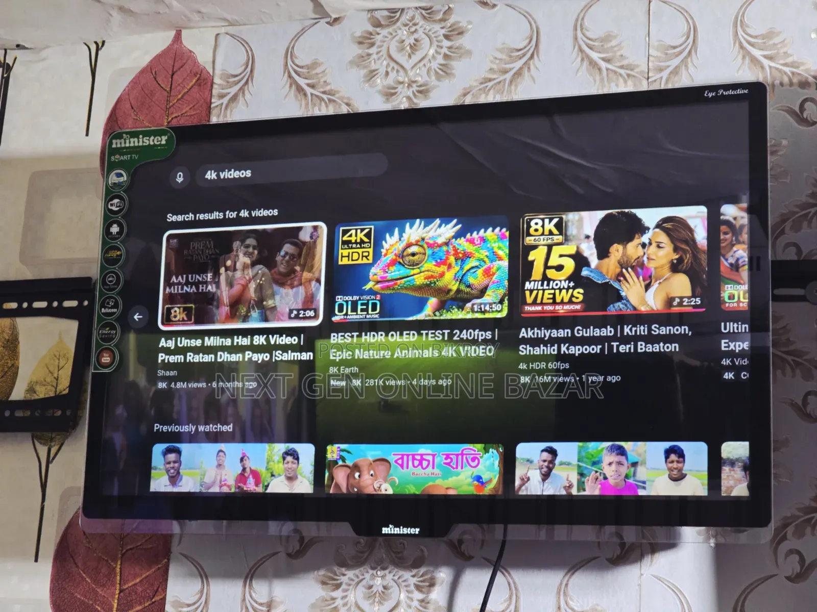 Minister 32" Android Led Tv (Double Glass)