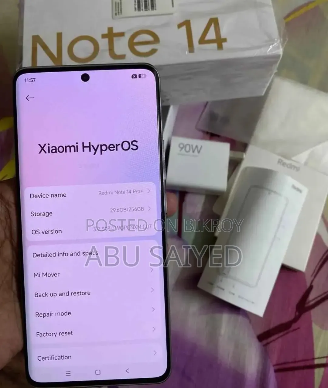 Xiaomi Redmi Note 14 Pro+ 5G 256 GB White