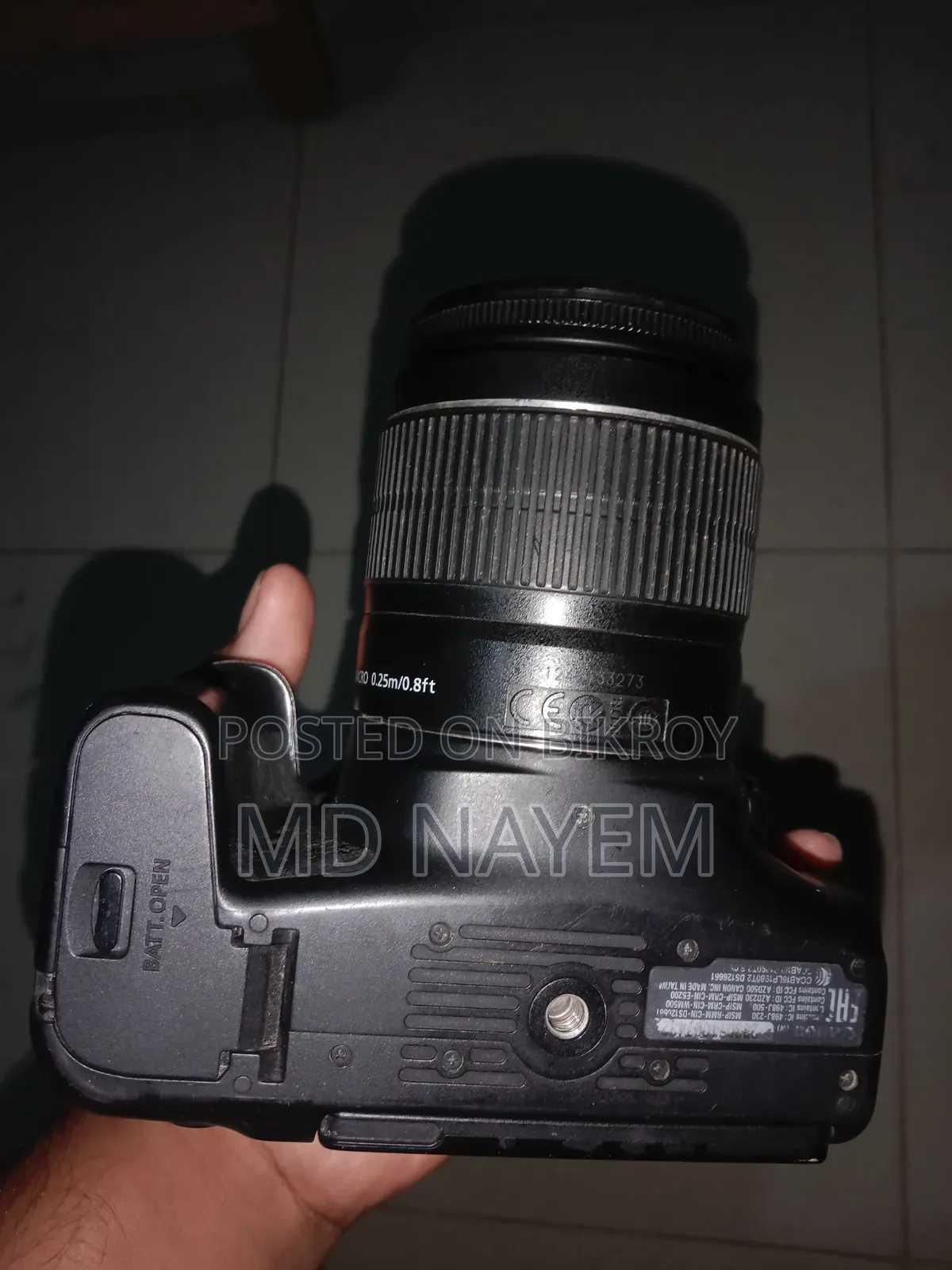 Canon 800d With 18-55 Mm Lens