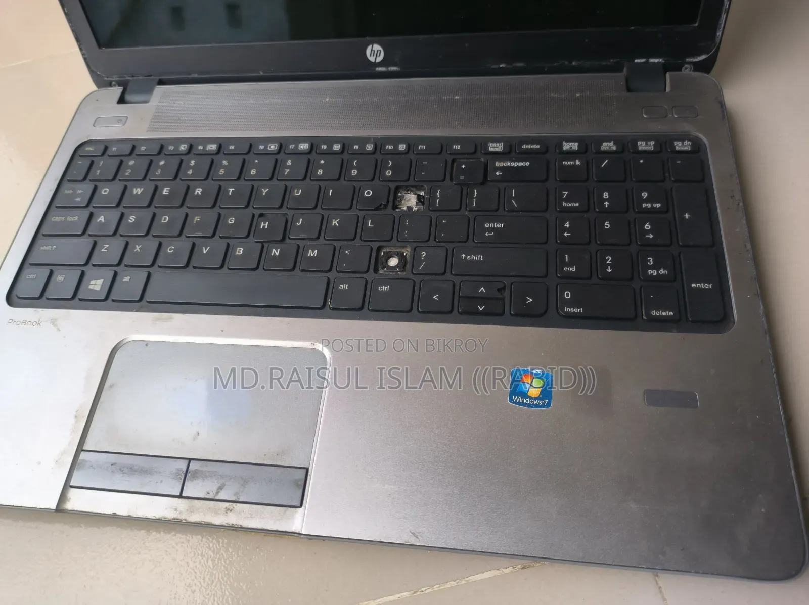 Laptop HP 4GB RAM Intel Core i3 HDD 512GB