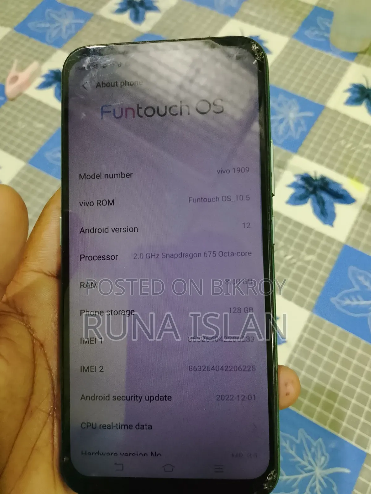 Vivo V17 Pro 128 GB Silver