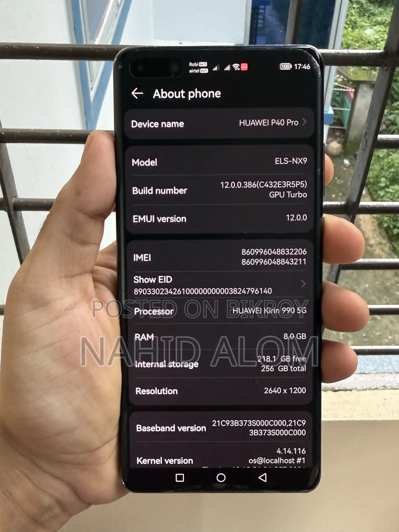 Huawei P40 Pro 256 GB Black