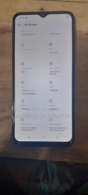 Tecno Spark 9T 128 GB Blue