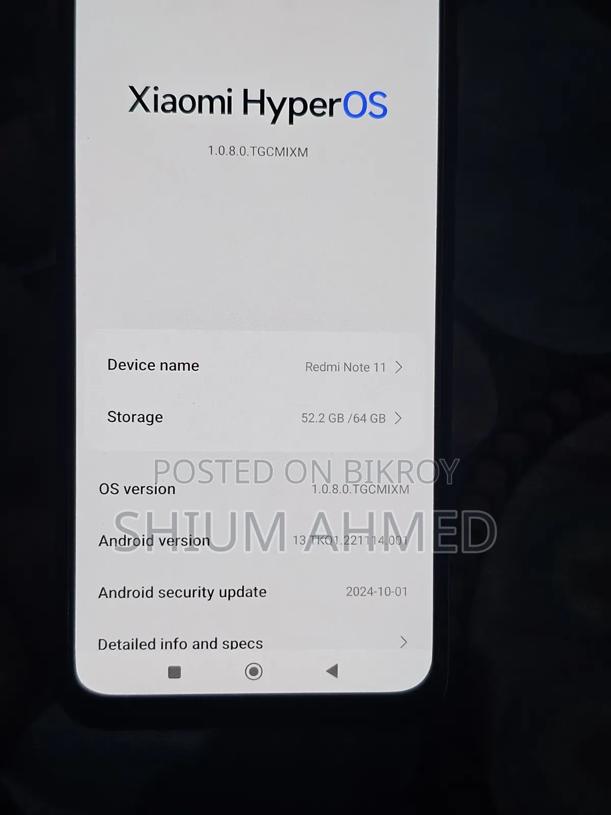 Xiaomi Redmi Note 11 64 GB Blue