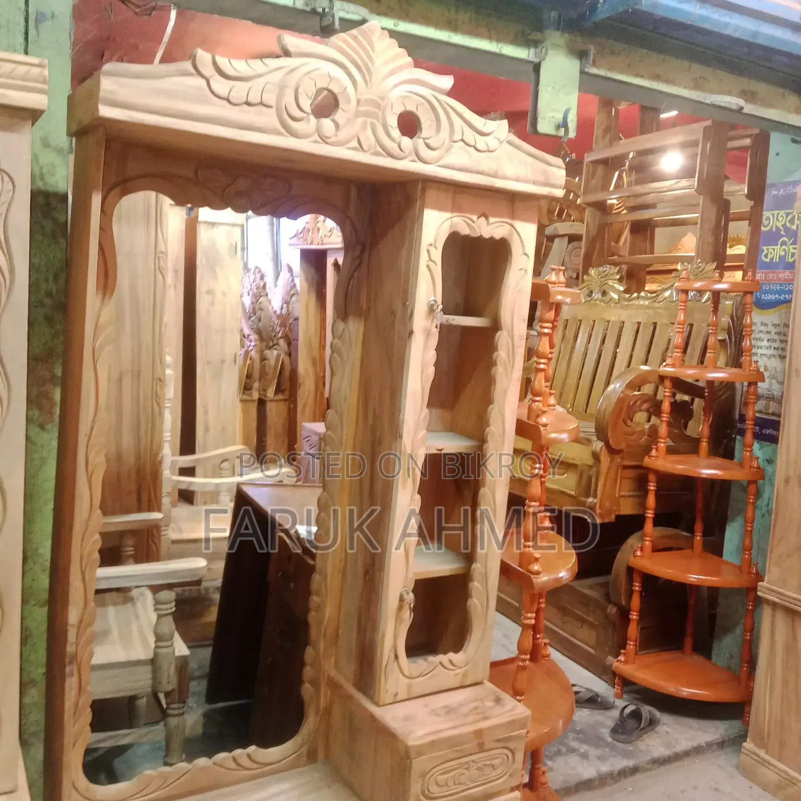 Dressing table will be provided complete with glass