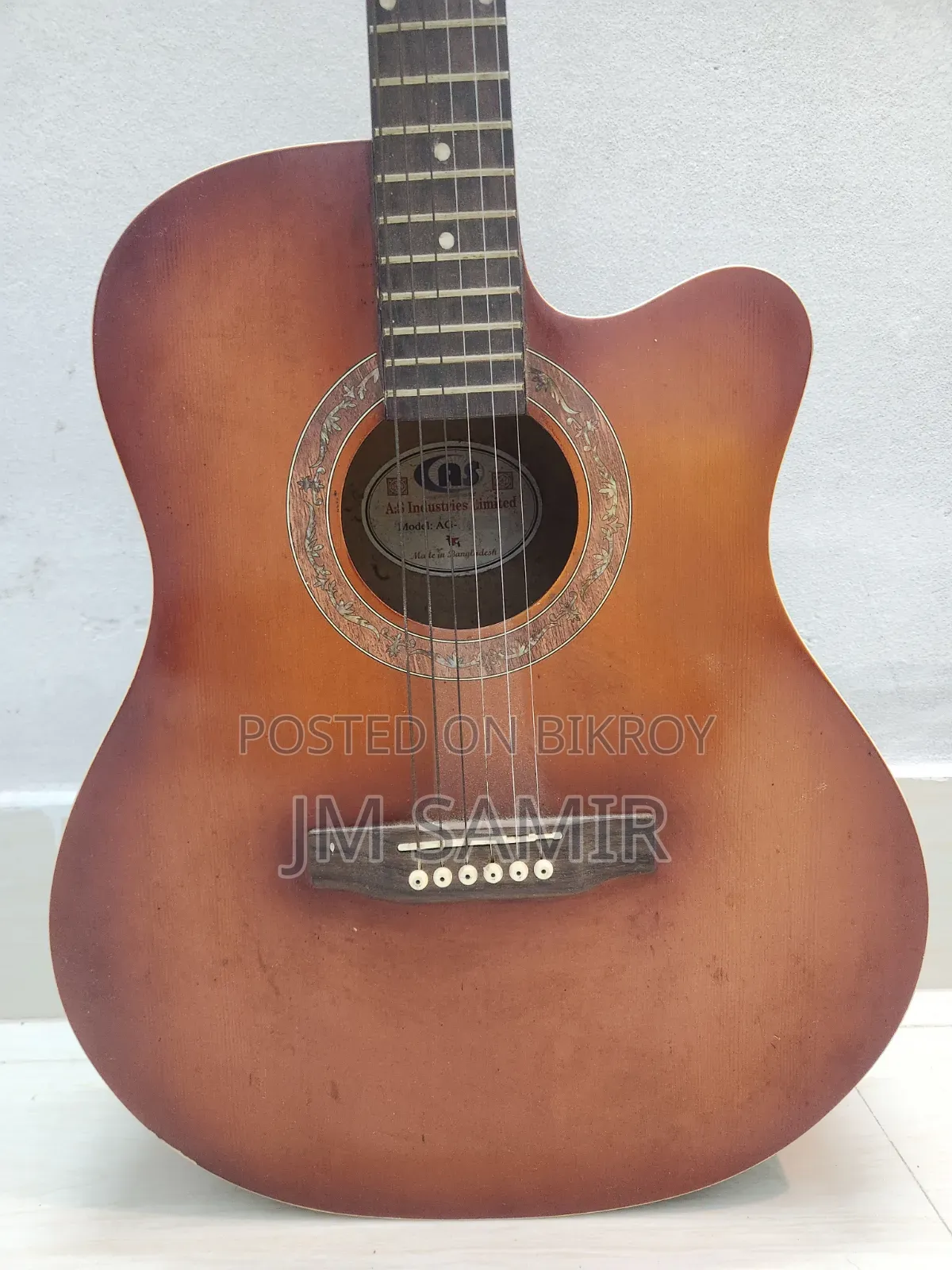 Acoustic Guitar Kabat 02 40-Inch Brown Sunburst Matte Finish