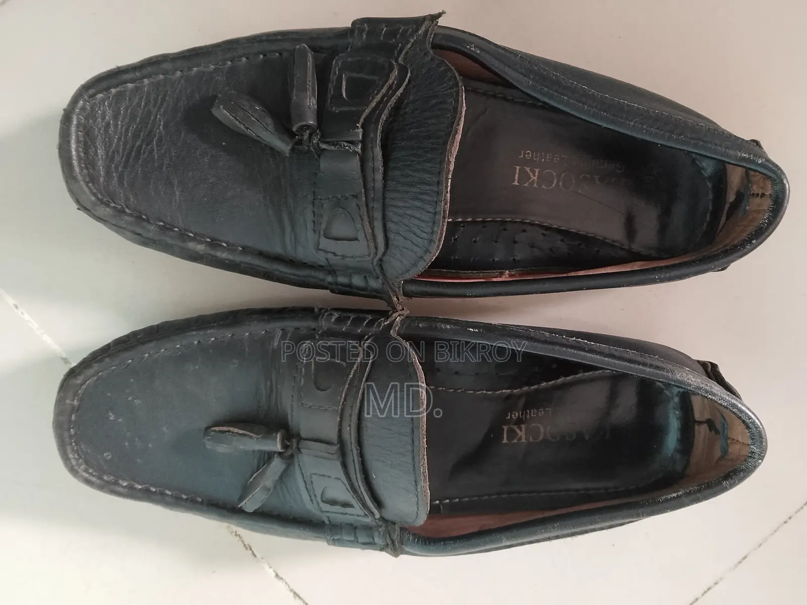Lasocki Genuine Leather Tassel Loafers for Men (Used) - Size 39