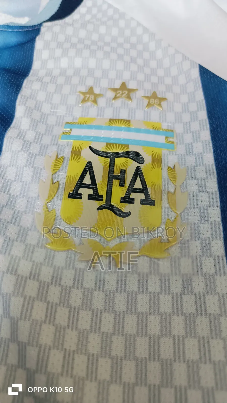 Argentina Player Edition Jersey 2026 FIFA World Cup