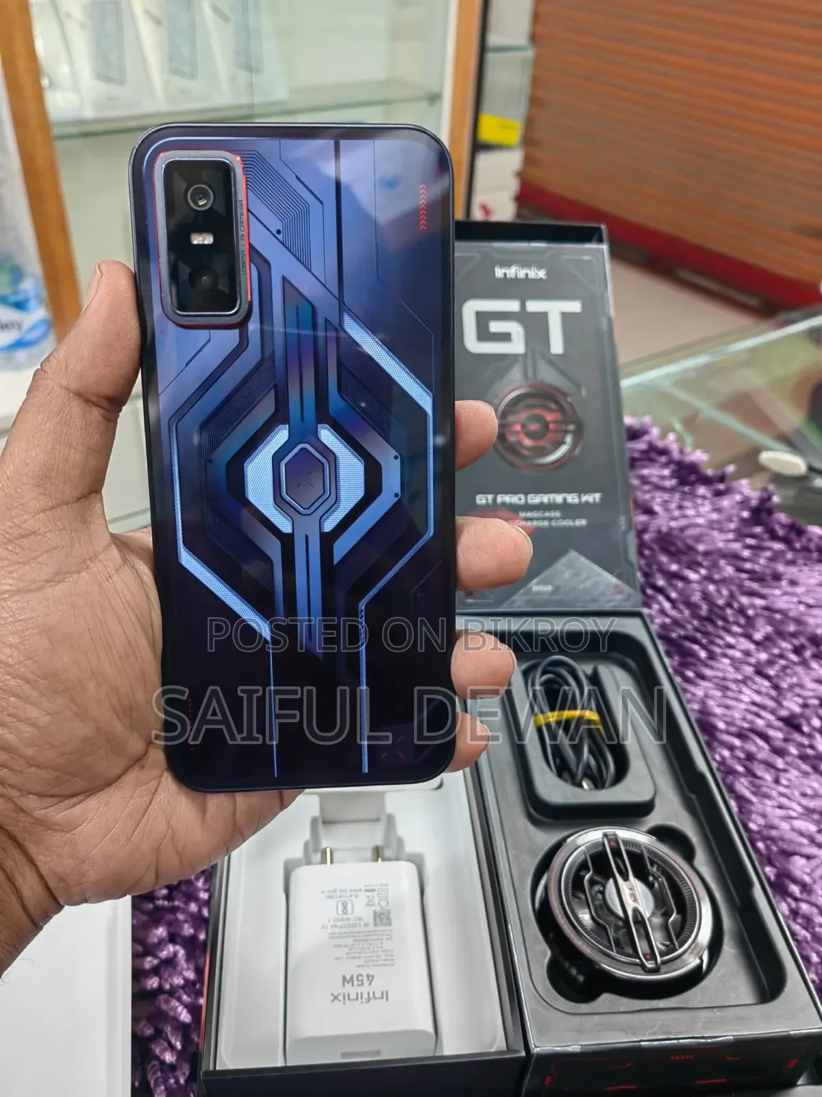 New Infinix GT 30 5G 256 GB Black