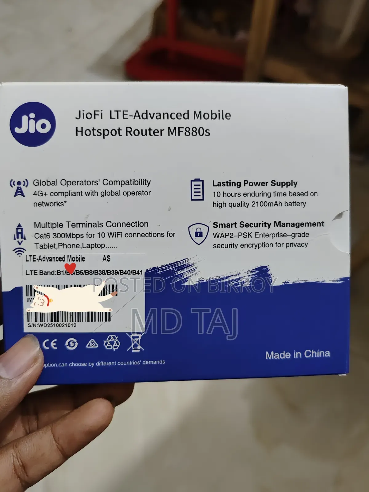 Jio 4G Pocket Router