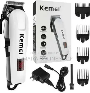 Kemei KM-809A Professional Rechargeable Hair Clipper Trimmer