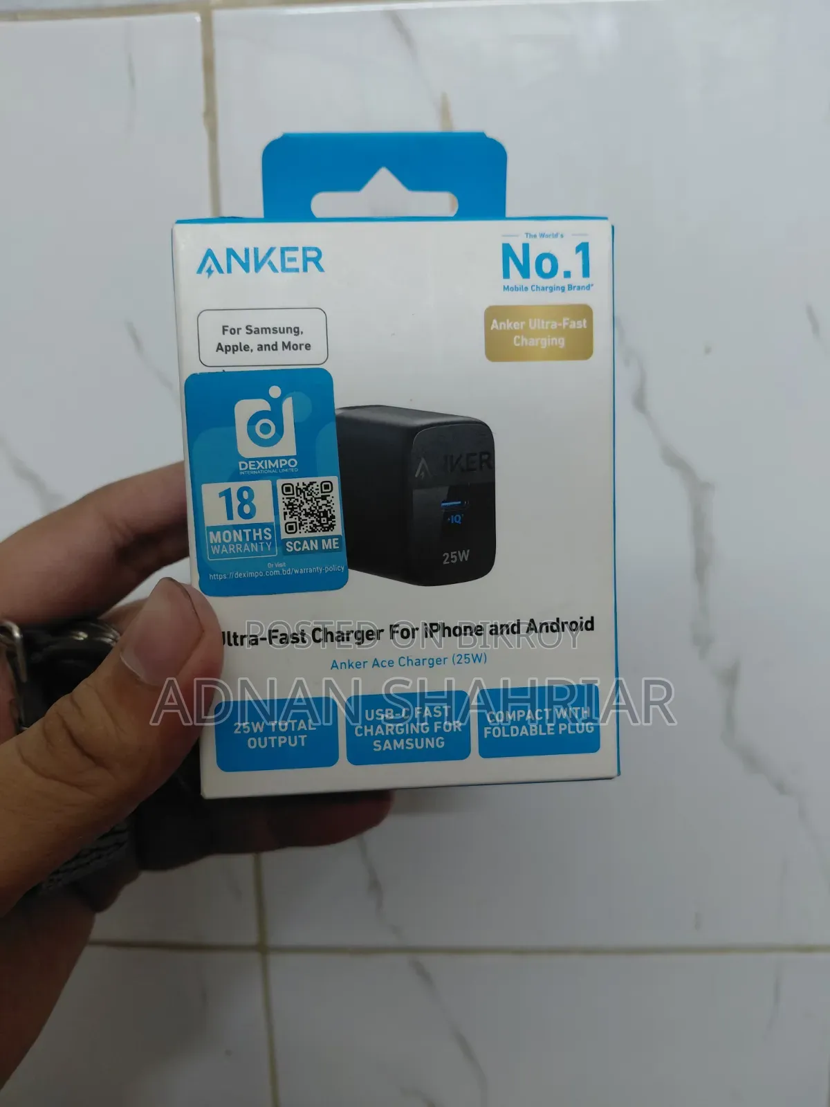 Anker Ace Charger 25w Adapter