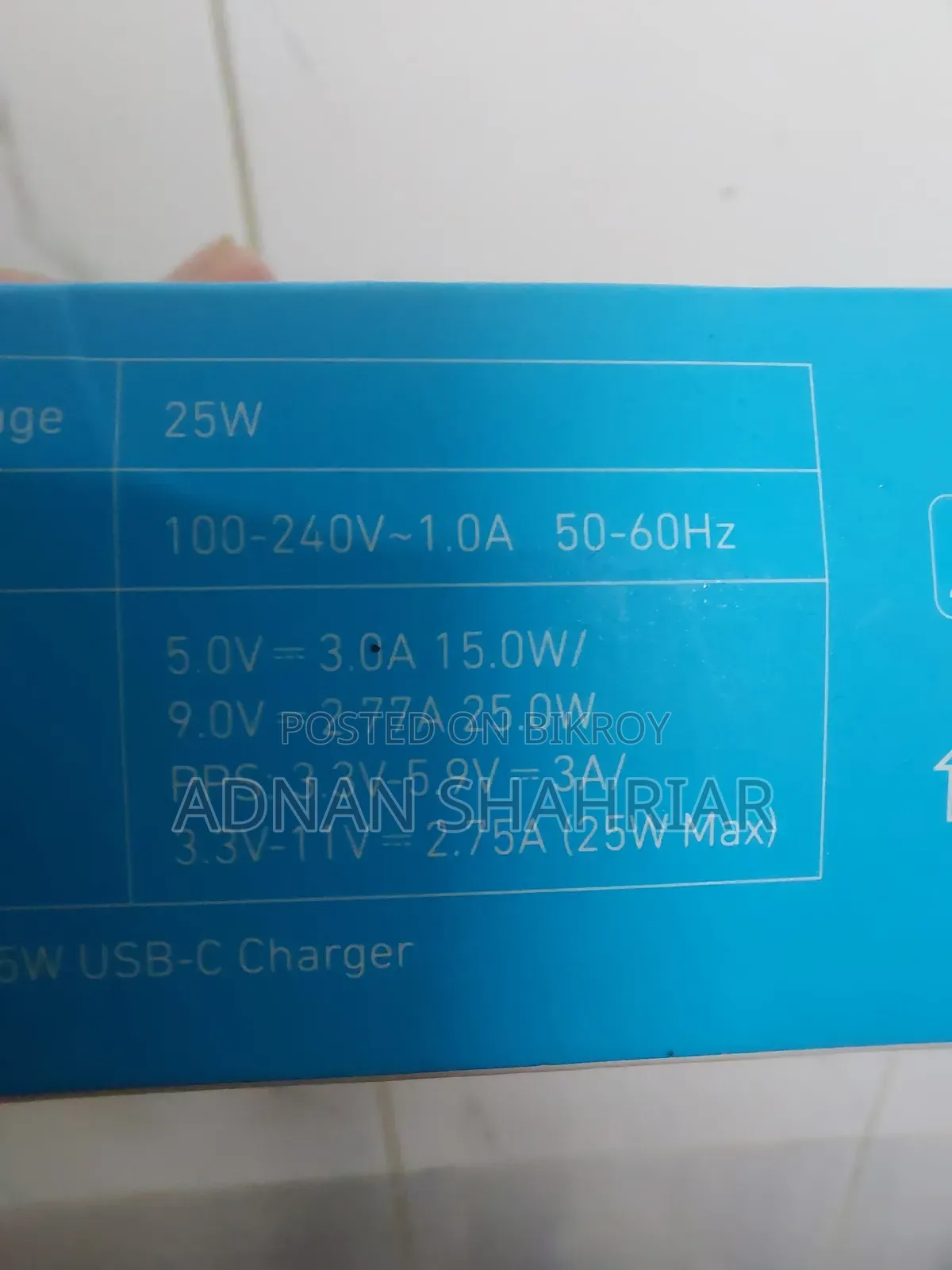 Anker Ace Charger 25w Adapter
