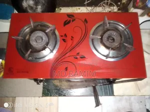 Double glass gas stove for sale