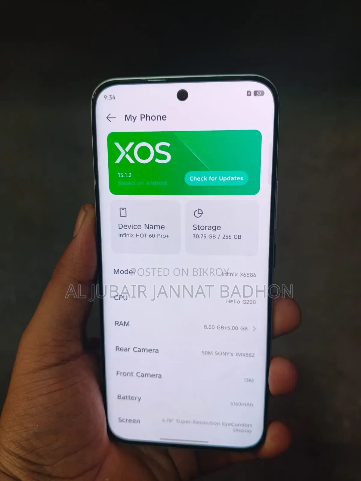 Infinix Hot 60 Pro+ 256 GB Silver