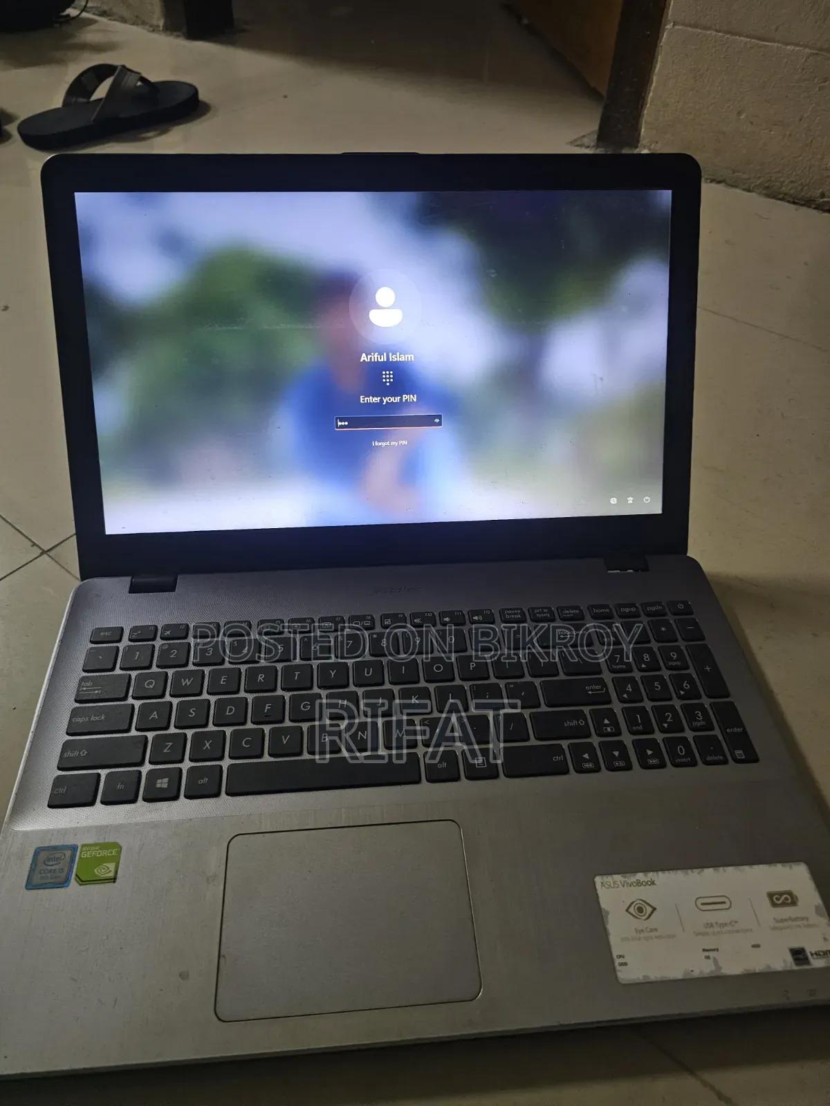 Laptop Asus 1015E 4GB Intel Core I5 SSD 256GB