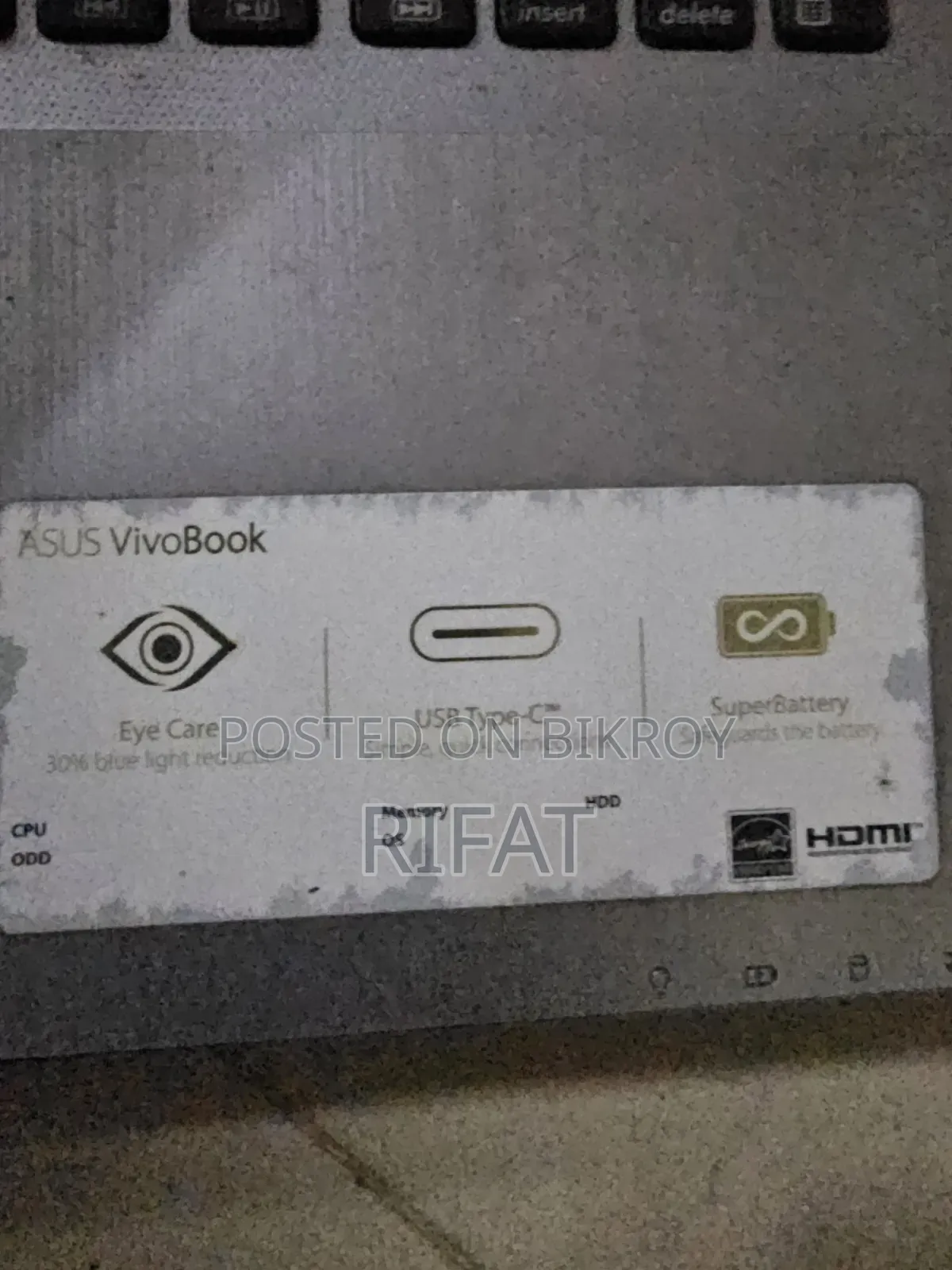 Laptop Asus 1015E 4GB Intel Core I5 SSD 256GB