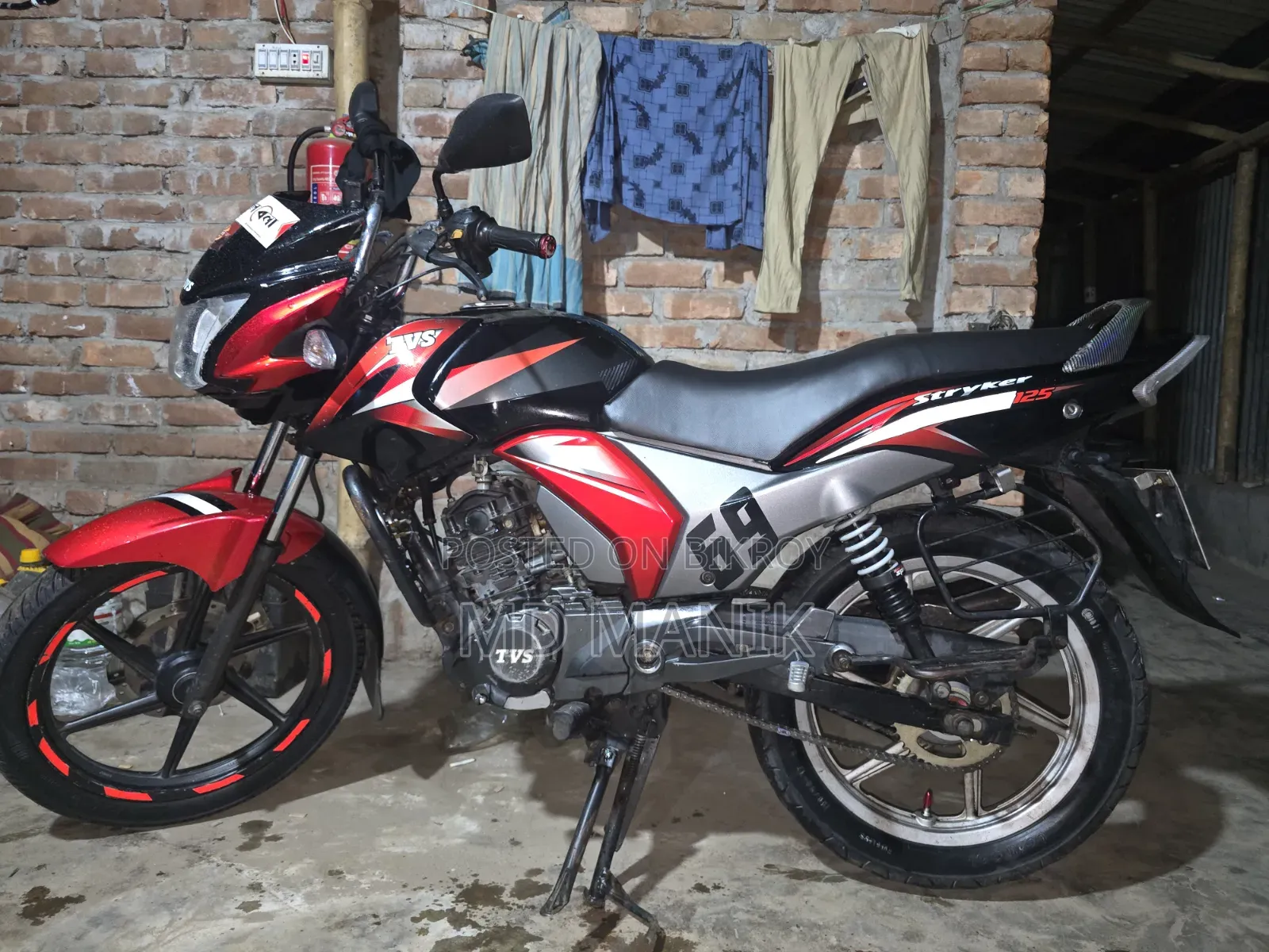 TVS Stryker 125 2020 Red