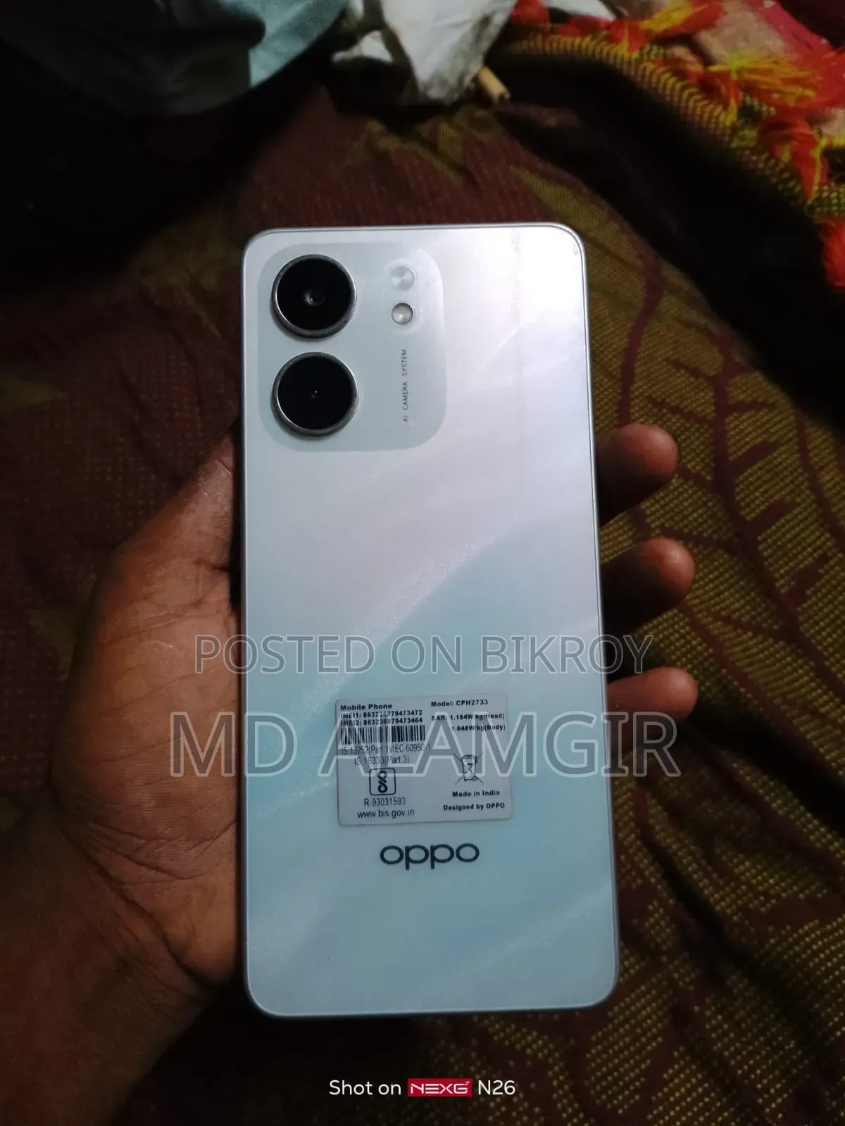 Oppo A5X 5G 128 GB White