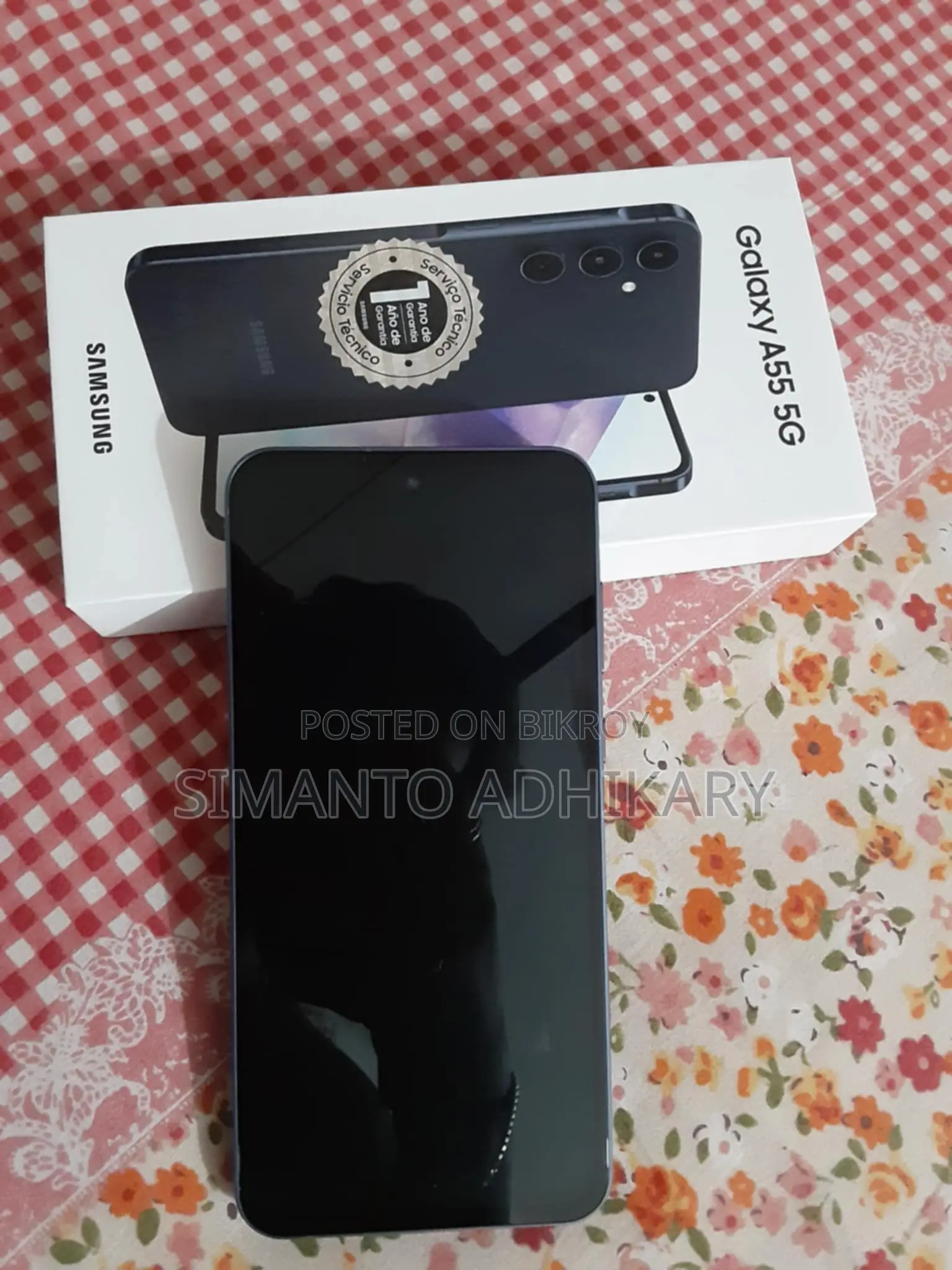 স্যামসাং গ্যালাক্সি এ৫৫ ১২৮ জিবি ব্লু