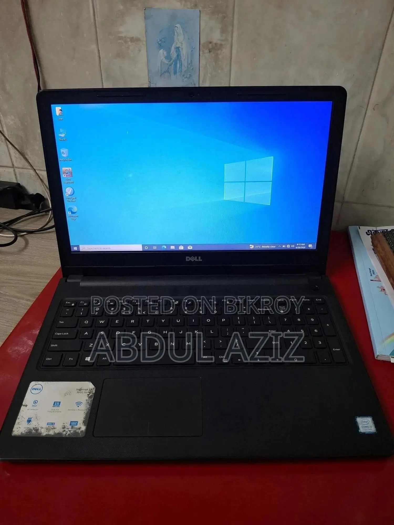 Laptop Dell Inspiron 15 3000 4GB Intel Core i5 HDD+SSD 1T