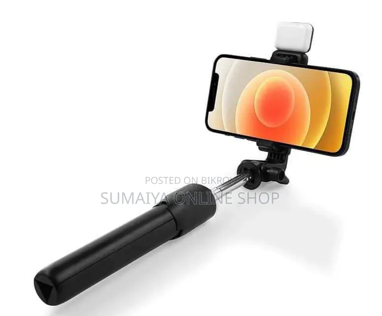 R1s Remote Control Selfie Stick With LED Light