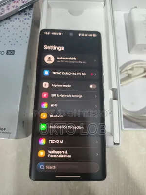 Tecno Camon 40 Pro 5G 256 GB Silver