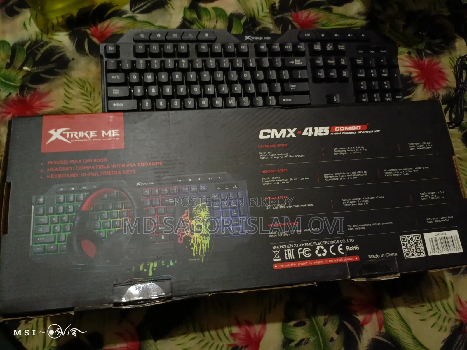 Xtrike Me CMX-415 Gaming Keyboard and Mouse