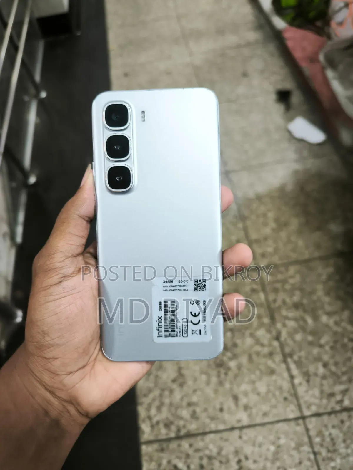 Infinix Hot 60 Pro+ 128 GB Silver
