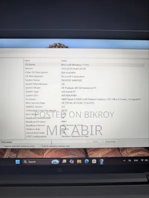 New Laptop HP ProBook 445 G8 8GB Intel Core i5 SSD 256GB