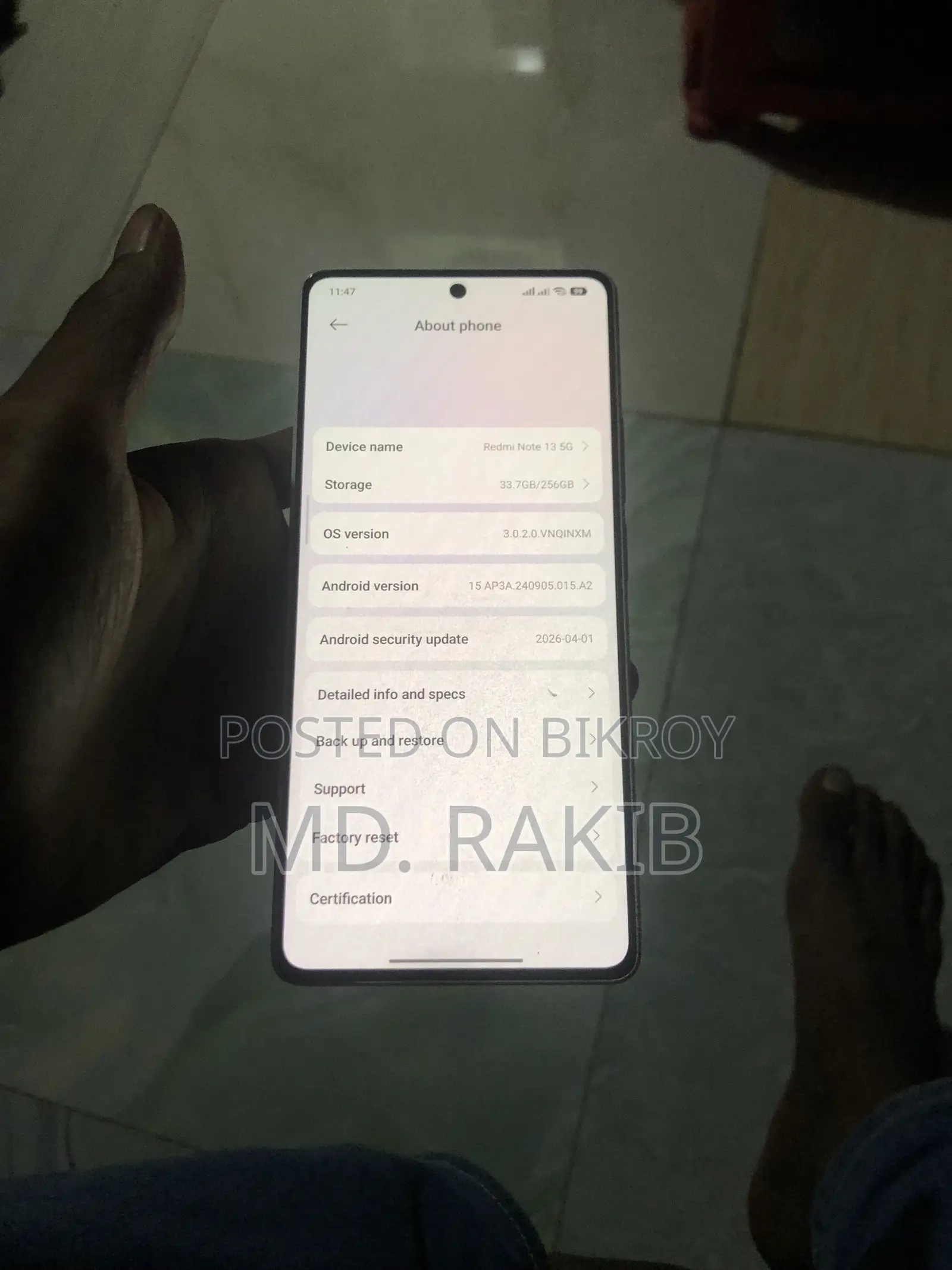 Xiaomi Redmi Note 13 Pro 5G 256 GB Red