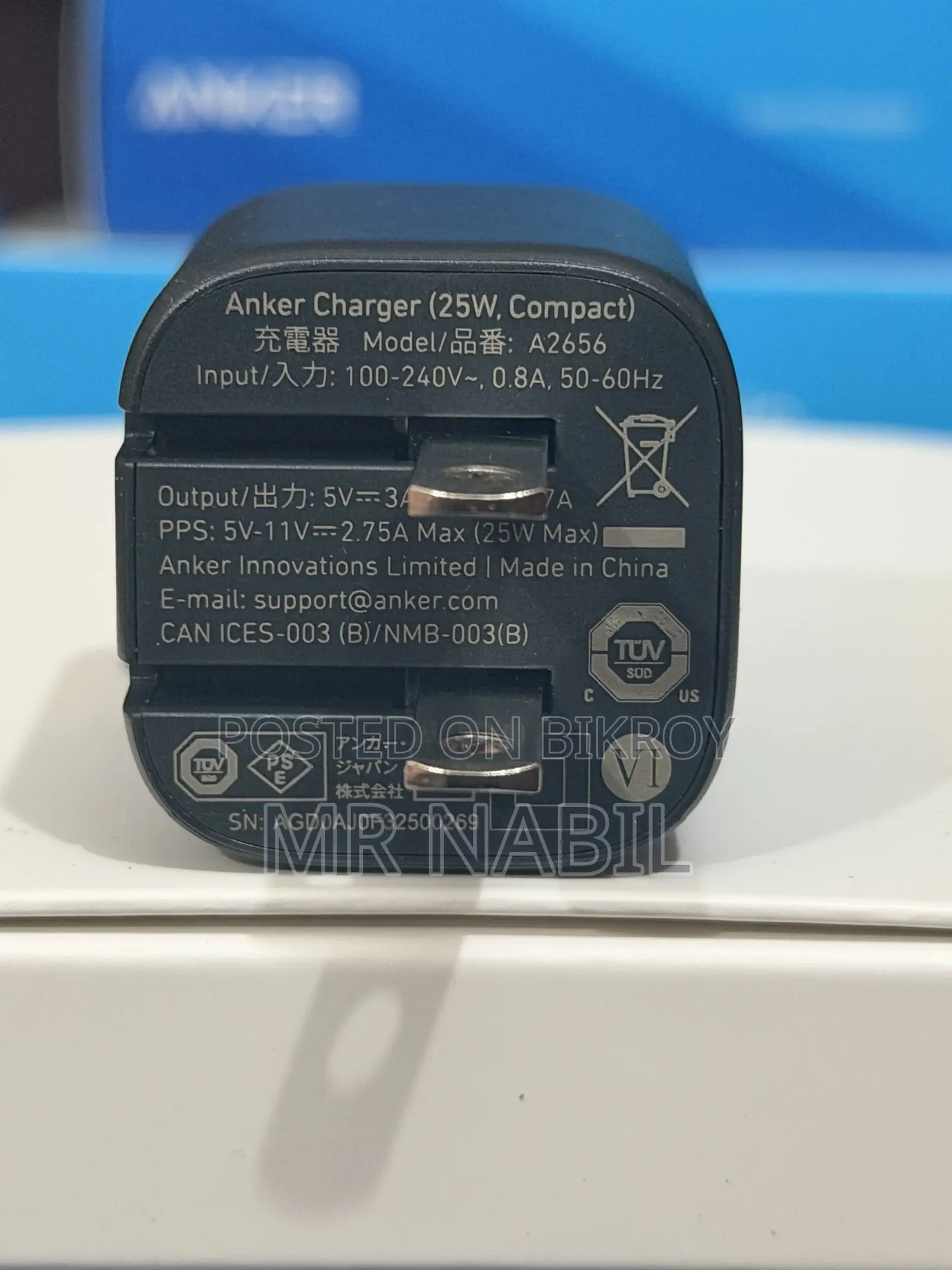 Anker 25w PPS Fast Charging for All iPhone Android