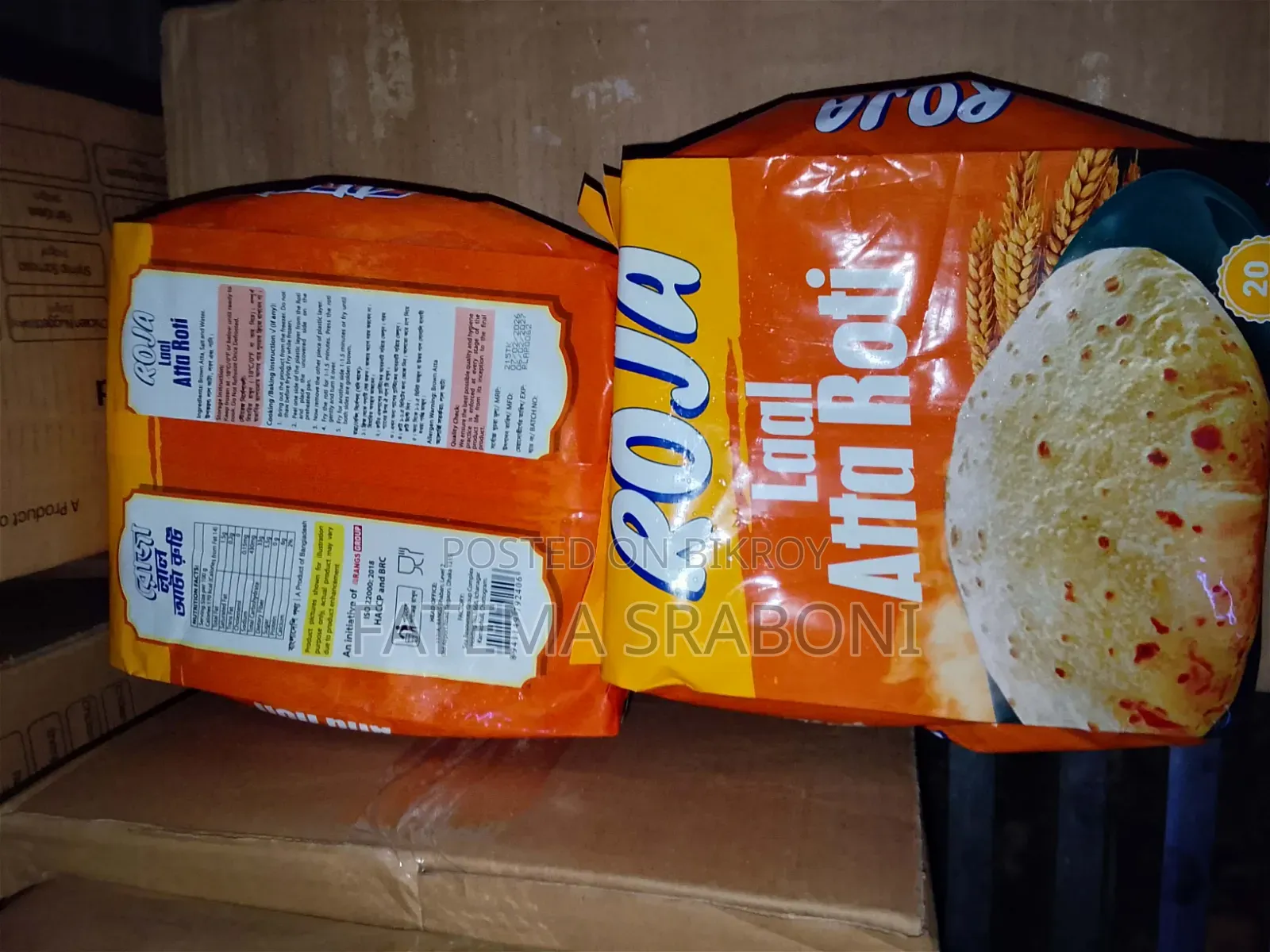 Frozen Paratha