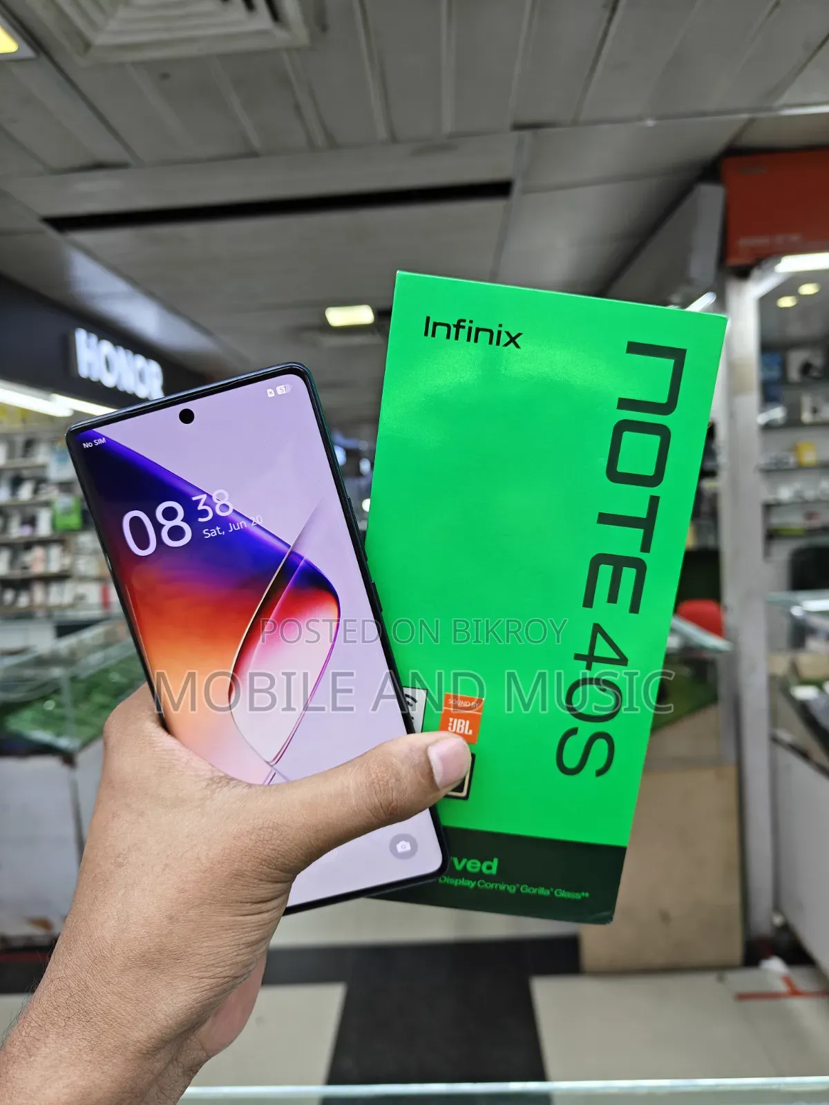 Infinix Note 40S 256 GB Bronze
